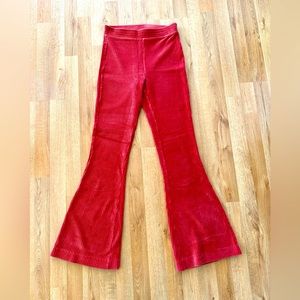 Aerie corduroy salmon flared bootleg pants size S